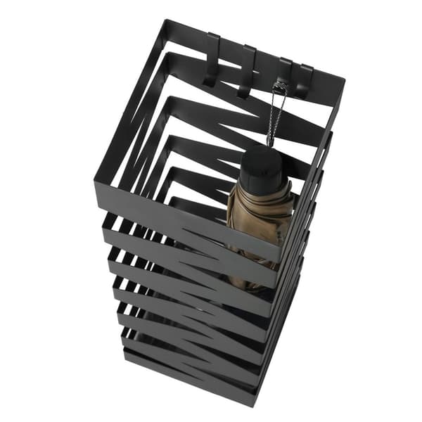 Svart paraplyställ - H49 cm