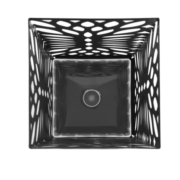 Svart paraplyställ - H49 x L15,5 cm