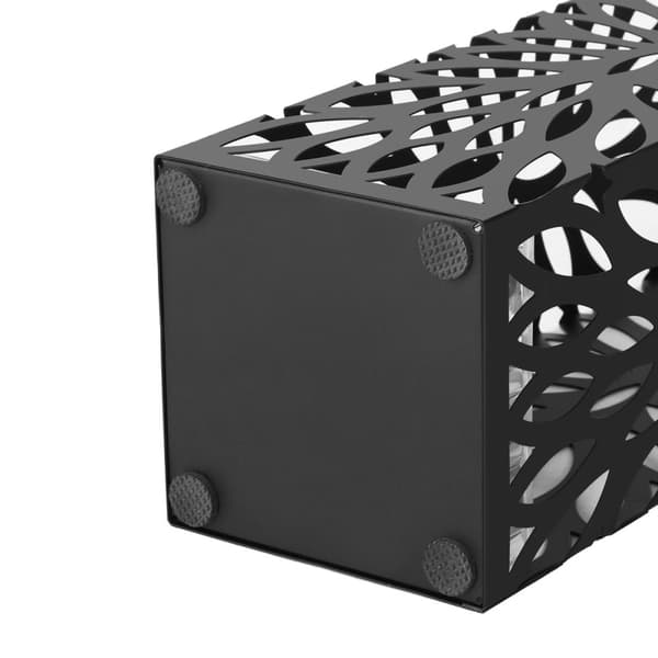 Svart paraplyställ - H49 x L15,5 cm