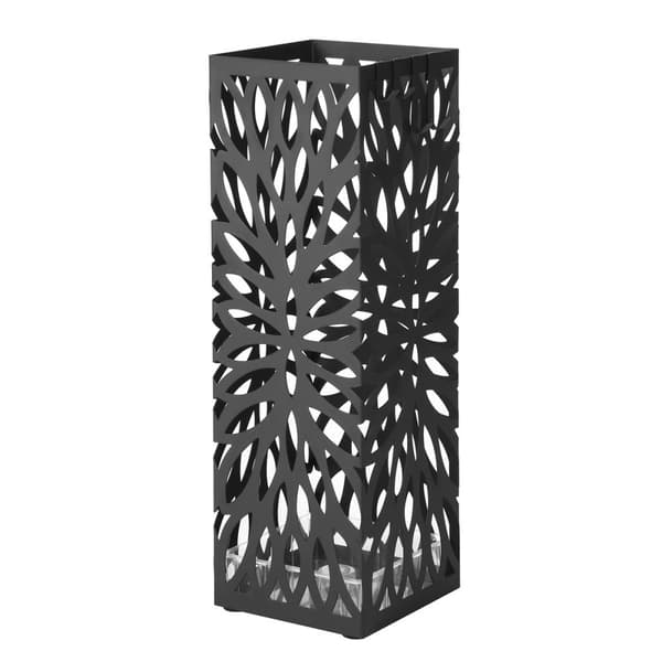 Svart paraplyställ - H49 x L15,5 cm