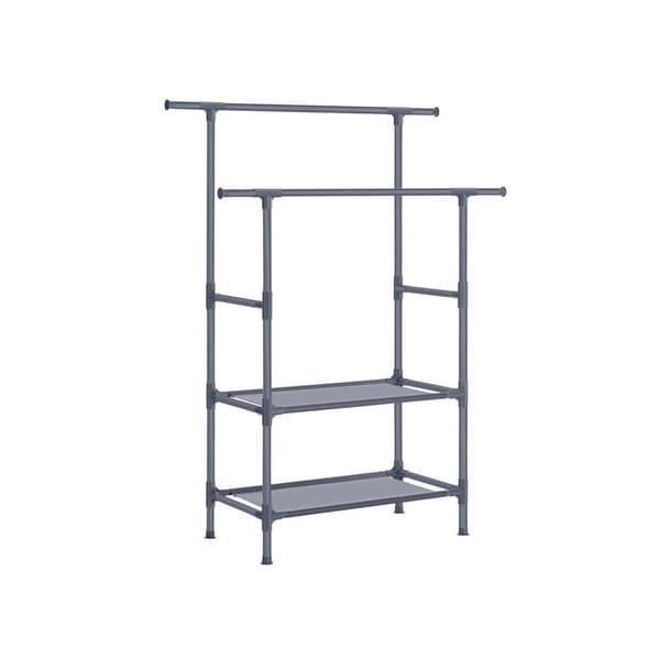 Rootz-takkiteline - Vaateteline - Helppo koota - Metallirunko - Valkoinen - 114cm x 45cm x 171cm - 3kg - 70kg Kantavuus