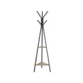 Miniatyrbillede 1 af 8: Rootz Tree Coat Stand - Knagerække - Tøjorganisering - Spånplader og stål - 49,5 cm x 49,5 cm x 179 cm - Greige Black - 3,3 kg - Nem montering