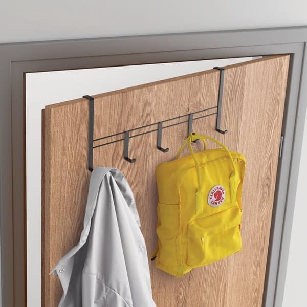 Metaltex Door knagerække 38x15x4,5 cm Sort