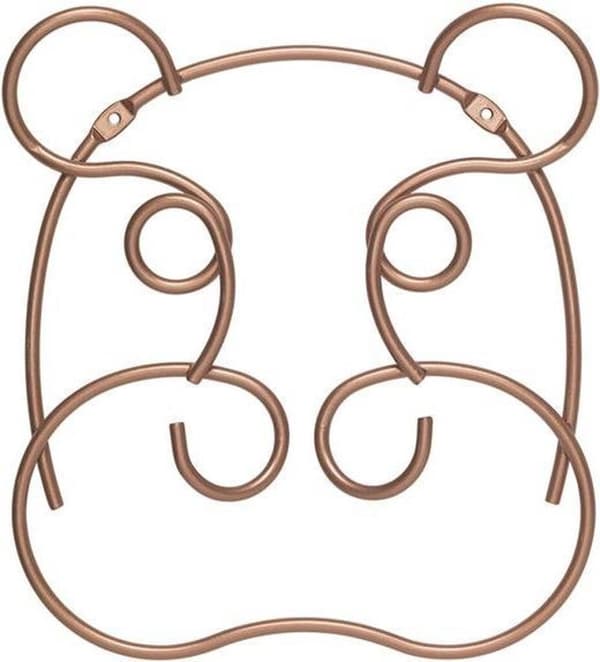 Tomado Metaltex Knagerække Safari Hippo Inkl. monteringsmateriale