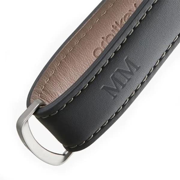 Key Organizer Läder Orbitkey Charcoal Grå sömmar 6 CHARCOAL