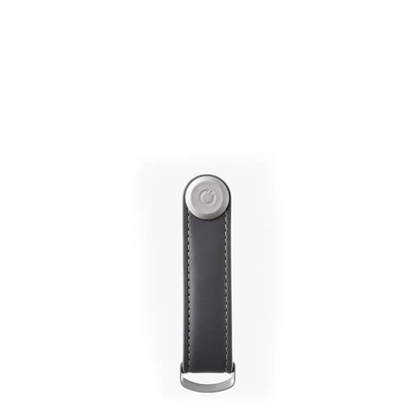 Key Organizer Läder Orbitkey Charcoal Grå sömmar 6 CHARCOAL