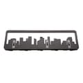 Miniatyrbild 4 av 4: Skyline svart klädhängare 5 krokar 49,5x8x1...