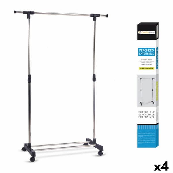 Utdragbar klädhängare Confortime 49509 (90-145 x 42 x 90-160 cm)