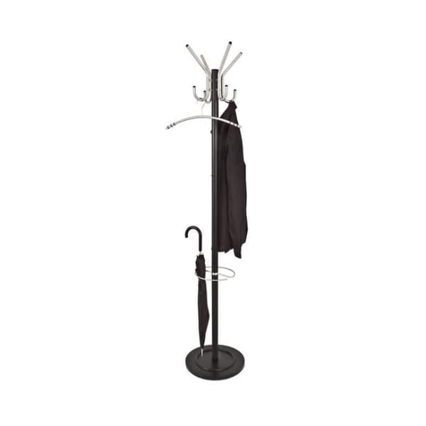 Klädhängare i stålrör med paraplystativ H182cm CANOAS