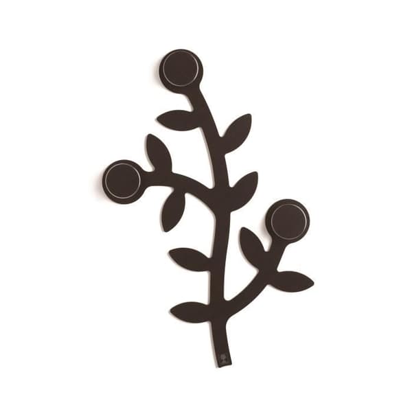 Appendialbero - Foppapedretti - Mural - 3 krokar - MDF - Wenge - Inomhus