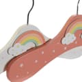 Miniatyrbillede 2 af 3: Bøjle DKD Home Decor Træ MDF Regnbue (2 pcs) (35 x 1 x 19 cm)