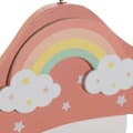 Miniatyrbild 3 av 3: Hängare DKD Home Decor Trä MDF Regnbåge (2 pcs) (35 x 1 x 19 cm)