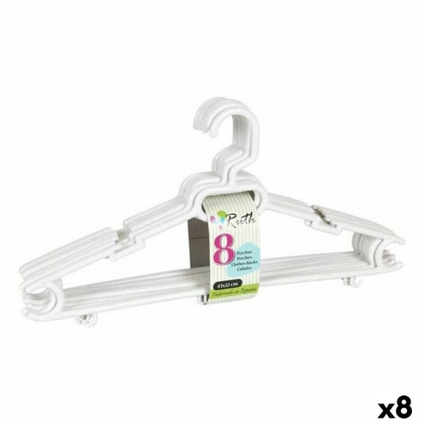 Hängare Ruth Dem Ruth Plast 8 Delar 43 x 22 x 6 cm (8 antal)