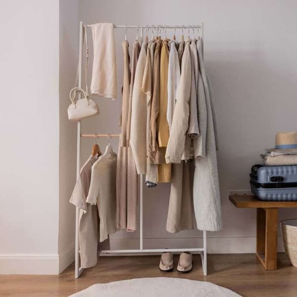 Porte Manteau - NEWLUX - Hangy One 15 - Metall - Svart - 80x40x160 cm - 15 kg