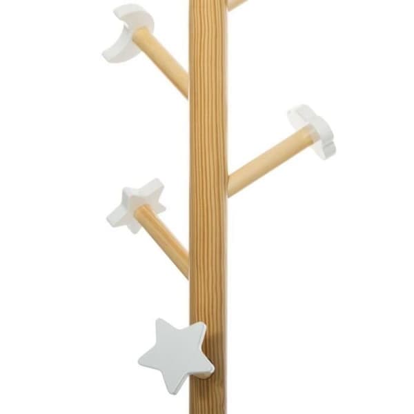 Barnklädhängare "Moln" 135cm Vit
