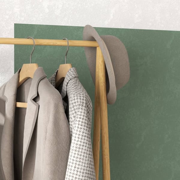 Rootz Freestanding Bambu Coat Rack - Klädarrangör - Lagringslösning - A -ramdesign - 116 cm x 43,5 cm x 160 cm