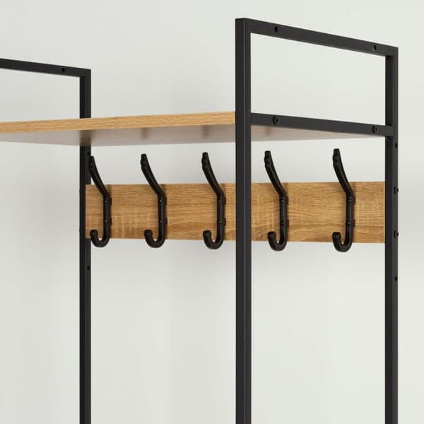 Stativ med Hylde Max Home Stål Melamin spånplade Minimalistisk 60 x 175 x 40 cm