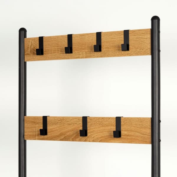 Stativ med Hylde Max Home Stål Melamin spånplade Minimalistisk 60 x 175 x 40 cm