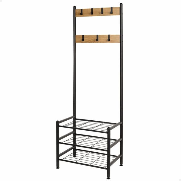 Stativ med Hylde Max Home Stål Melamin spånplade Minimalistisk 60 x 175 x 40 cm