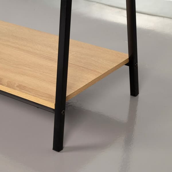 Takkiteline hylylllä Max Home Teräs Melamiini lastulevy Minimalistinen 64 x 150 x 40 cm