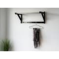 Miniatyrbild 2 av 4: Rootz Massa Metal Hangers Set - Kläderhängare - icke -halkhängare - Slim Design, förhindrar veck - 41 cm x 4 cm x 18 cm