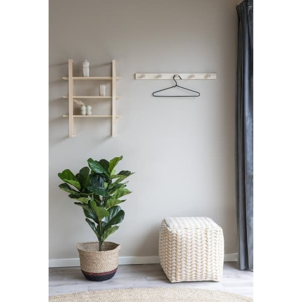 Rootz Abano Coat Rack - Poplar Coat Hanger - trärack - Hållbar design - 70 cm x 1,5 cm x 5 cm