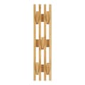 Miniatyrbild 3 av 5: Rootz Bambu Coat Rack - Natural Wall Hanger - Wood Organizer - Eco -Friendly Design - 14cm x 60 cm x 9,5 cm