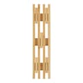 Miniatyrbild 5 av 5: Rootz Bambu Coat Rack - Natural Wall Hanger - Wood Organizer - Eco -Friendly Design - 14cm x 60 cm x 9,5 cm