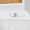 Miniatyrbillede 6 af 7: Rootz MDF Coat Rack - Cloakroom Strip - Vægmonteret bøjle - 3 metalkroge - holdbart design - 100x30x20cm