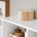 Miniatyrbillede 7 af 7: Rootz MDF Coat Rack - Cloakroom Strip - Vægmonteret bøjle - 3 metalkroge - holdbart design - 100x30x20cm