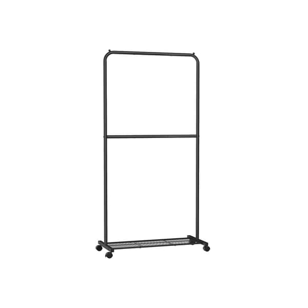 Klädställning, SONGMICS, 40,5 x 91 x 194 cm, Svart.