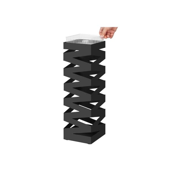 Paraplyholder, SONGMICS, 15,5 x 15,5 x 49 cm, Sort
