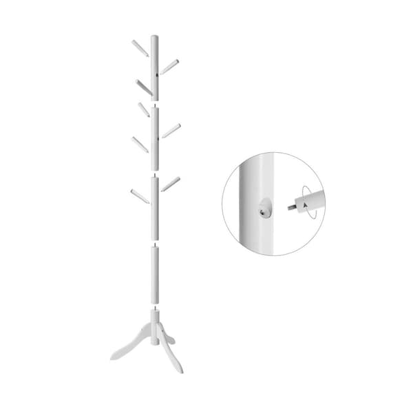 Garderobestativ, RCR60WT, 57x57 cm, Hvid