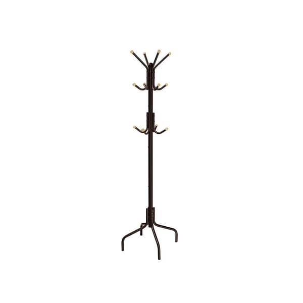 Garderobestativ, SONGMICS, 55x55 cm, Brun