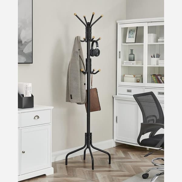 Garderobestativ, SONGMICS, 55x180 cm, Hvid