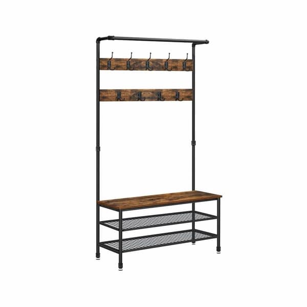 Klädhängare, VASAGLE HSR47BX, 100x41.5x182 cm, Brun-Svart