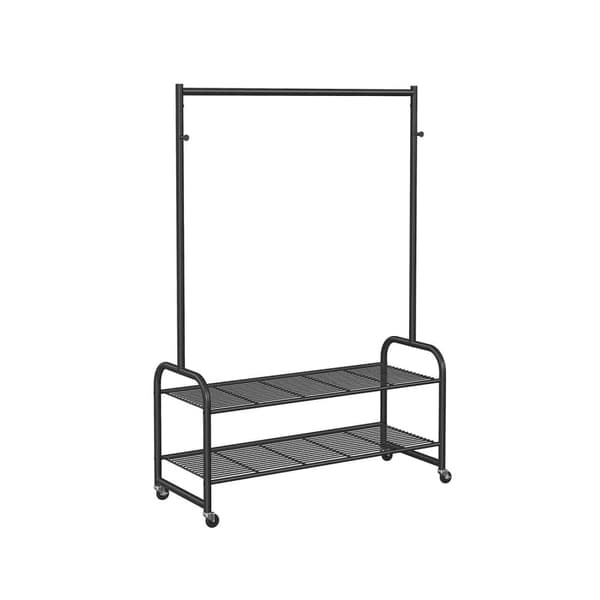 Vaateteline, SONGMICS, 115x45 cm, Musta