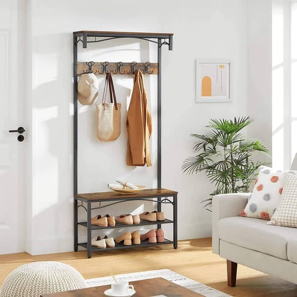 Frakkestativ, HSR45BX, 80x178.5x30 cm, Sort