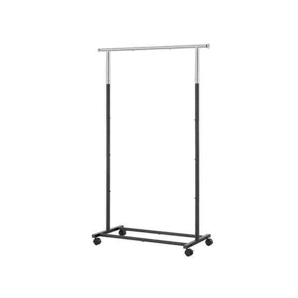 Vaateripustin, SONGMICS, 83-120x40x160 cm, Hopea-Musta