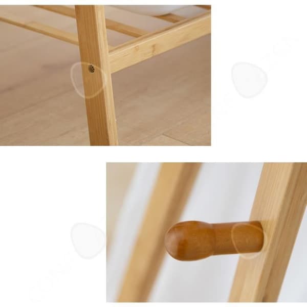 CONFO® klädhängare hylla modern enkel kreativ fristående klädhängare i ett lager sovrum klädhängare klädhängare i trä