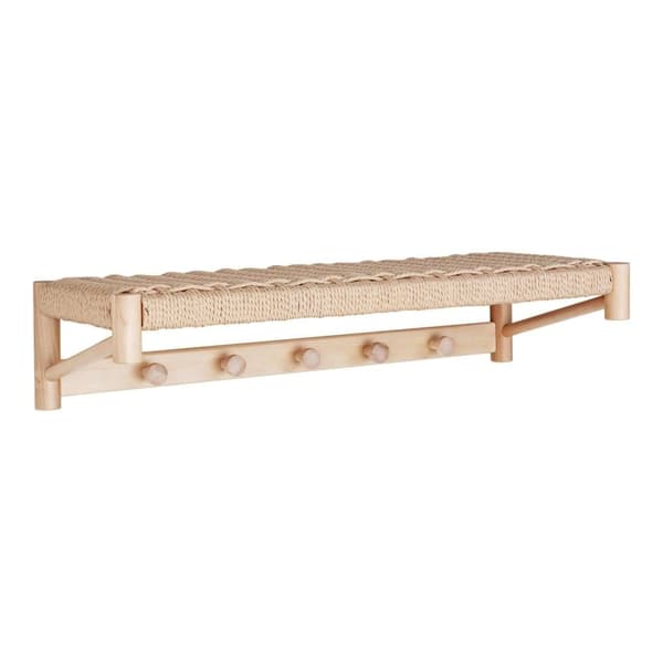 Hylde, Abano Hat Hylde, 78x31 cm, Naturfarvet