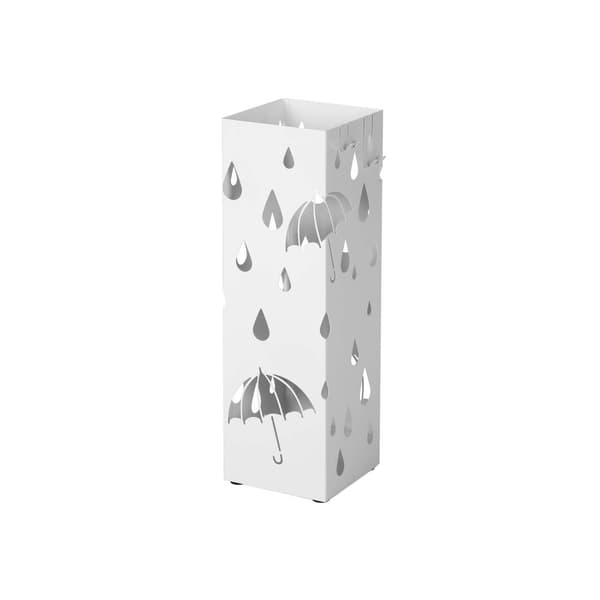 Paraplyholder, SONGMICS, 15,5 x 15,5 x 49 cm, Hvid.