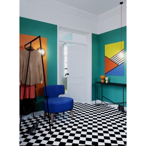 Bøjle, KAYA S, 50x173 cm, Sort