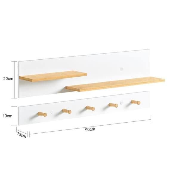Hatt Hylla, FHK21-WN, 90x15x30 cm, Brun