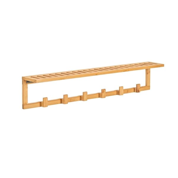 Frakkestativ, FHK06-N, 90x12x16 cm, Brun