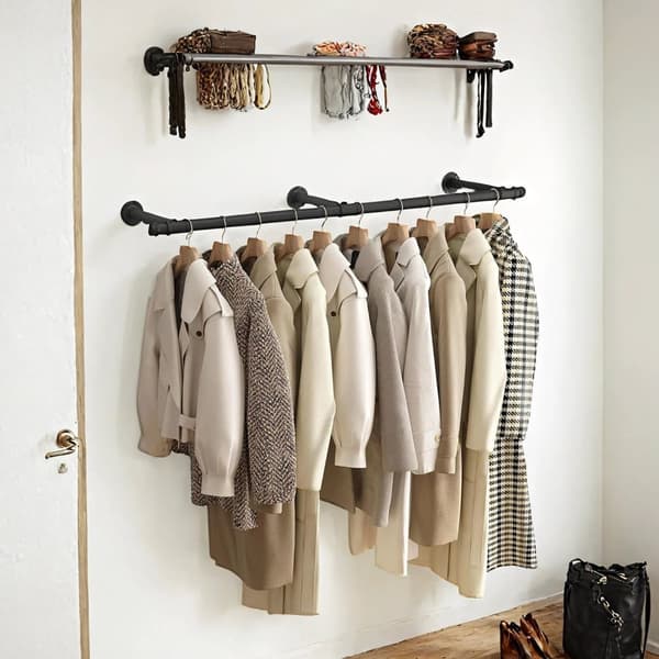 Klädställning, SONGMICS HSR104B01, 30,4x170x7 cm, Svart