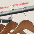 Pikkukuva 3 / 5: Vaateripustin, SONGMICS HSR104B01, 30x84x7 cm, Musta