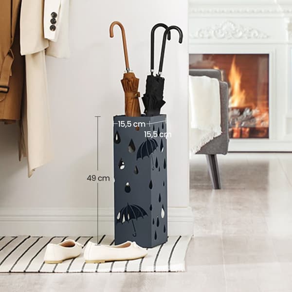 Sateenvarjoteline, SONGMICS LUC049G01, 15.5x15.5x49 cm, Antrasiitti