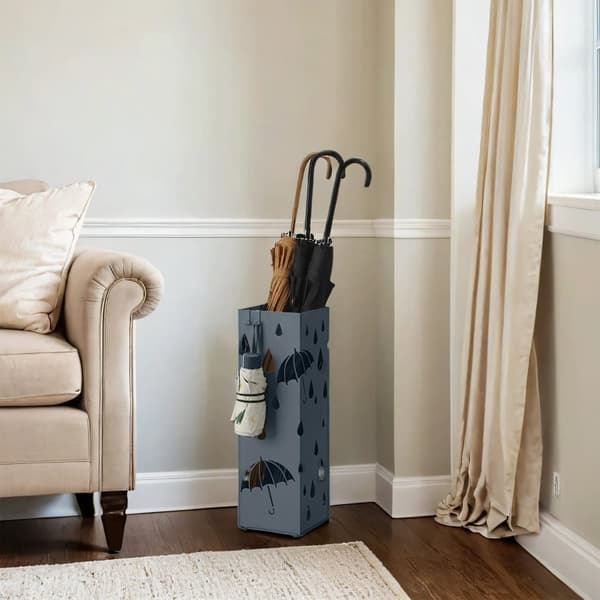 Sateenvarjoteline, SONGMICS LUC049G01, 15.5x15.5x49 cm, Antrasiitti