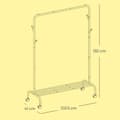 Miniatyrbillede 5 af 5: Tøjstativ, SONGMICS HSR131B01, 41x103.5x155 cm, Sort